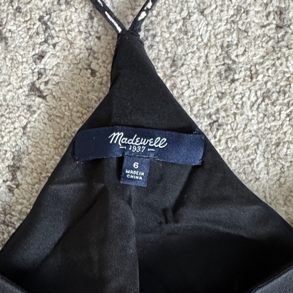 Madewell Black and White Mini Dress - Picture 2 of 10